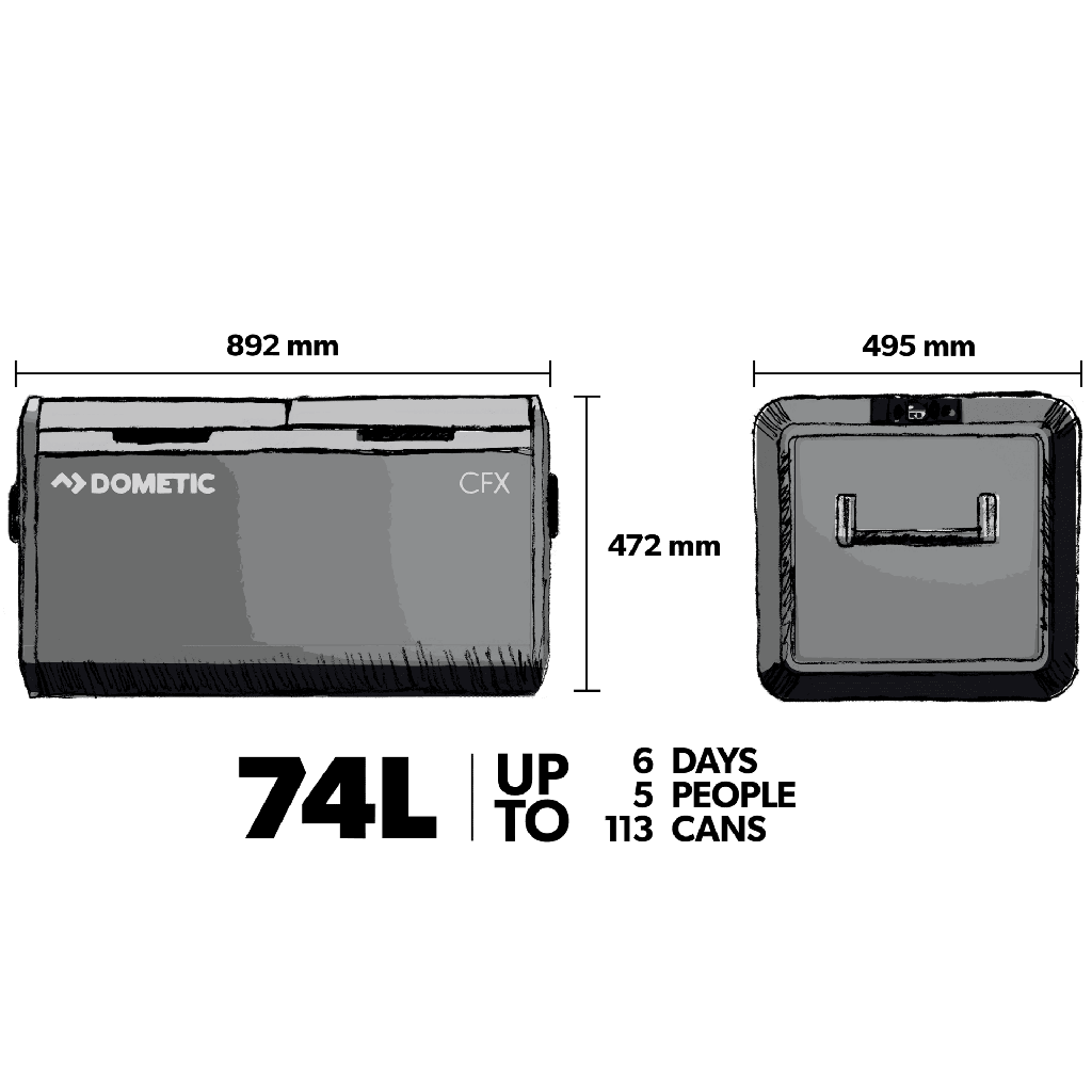 Dometic CFX3 75DZ Dual Zone