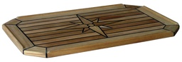 [9519036290] Pöytälevy Tiikkiä 37 X 60 CM
