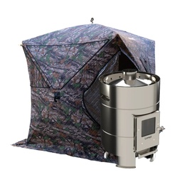 [9999-LEMPI] inord Q10 CAMO-saunateltta Lempi kiukaalla